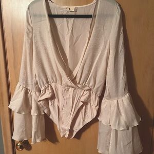 Champagne Colored Altar’d State Bodysuit